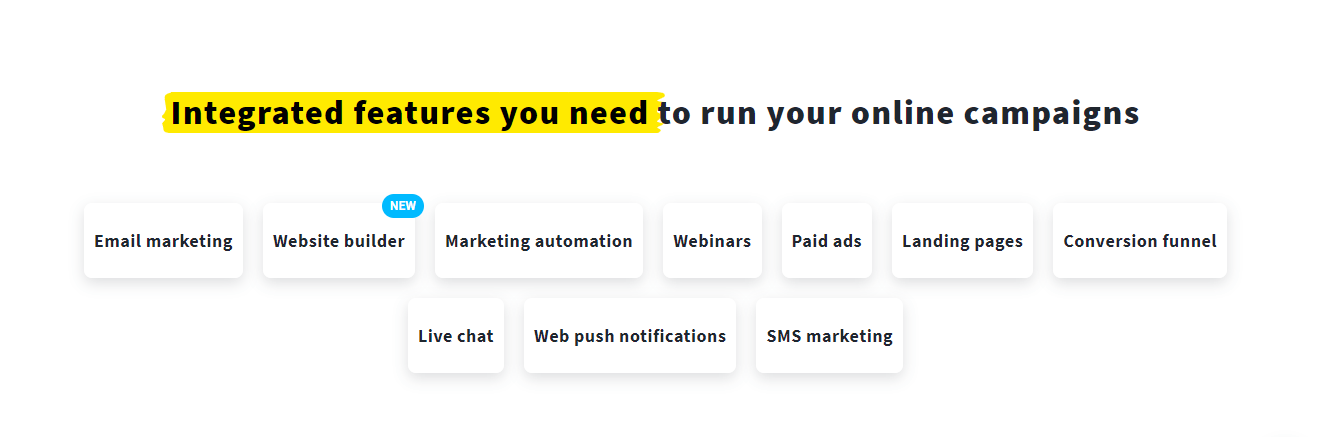 GetResponse Features