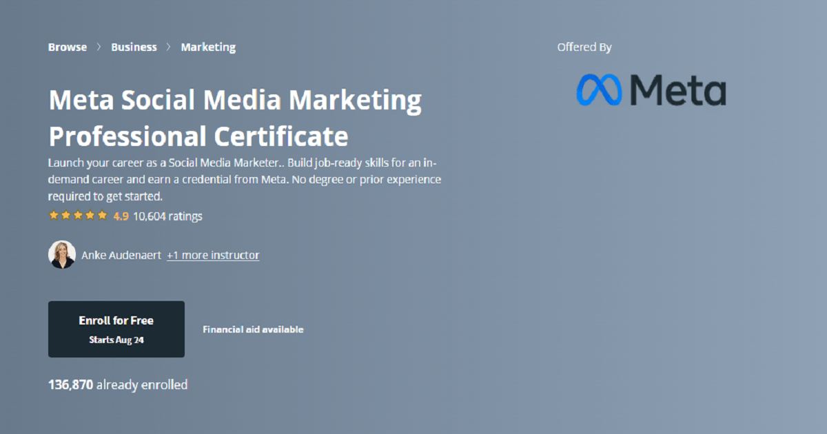 Best Online Courses for Social Media Marketing 