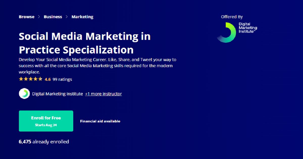 Best Online Courses for Social Media Marketing 